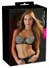 Błyszczący sex biustonosz z cyrkoniami glossy Cottelli 75B